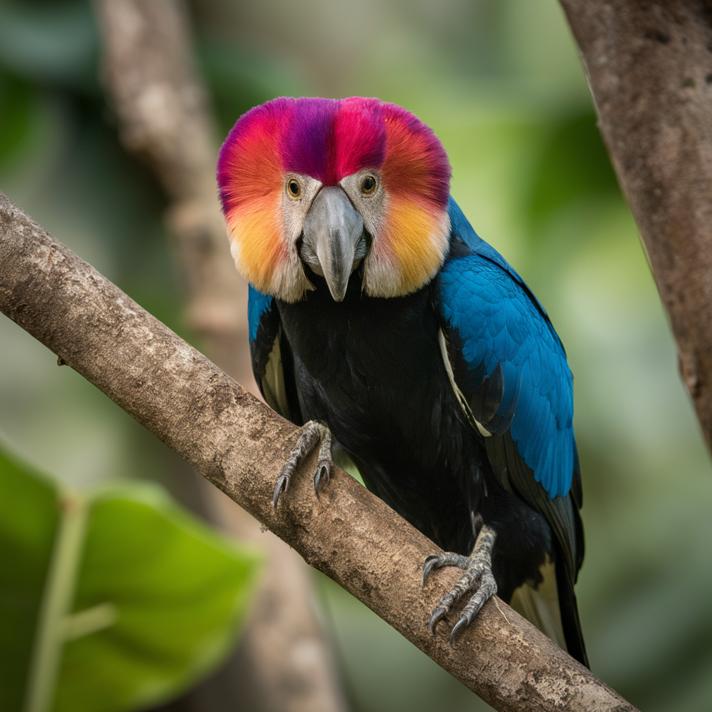 Tucán colorido en la selva de Costa Rica.