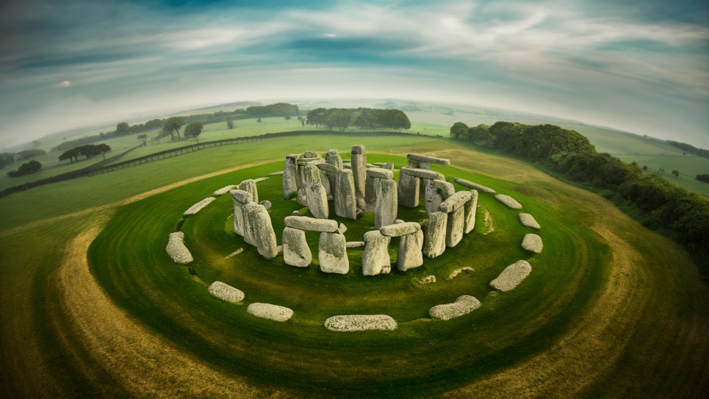 Vista aérea de Stonehenge