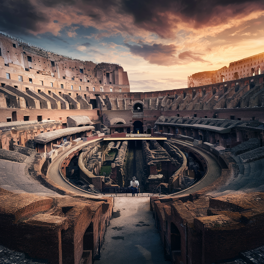 Interior del Coliseo de Roma
