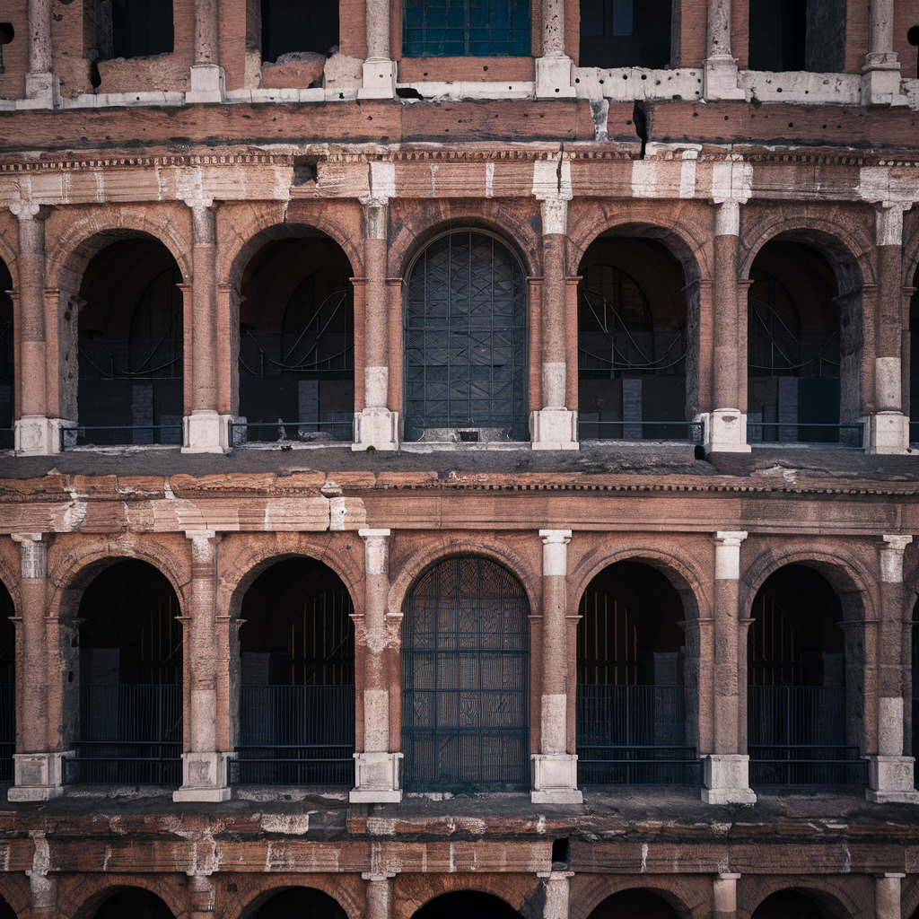 Detalle arquitectónico del Coliseo